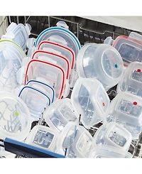 Lock n Lock Easy Essentials 24-Pc. Color Mates Storage Container Set