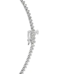 Diamond Fancy 16-3/4" Collar Tennis Necklace (10 ct. t.w.) in 14k White Gold