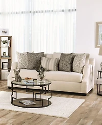 Furniture of America Quavo Upholstered Sofa