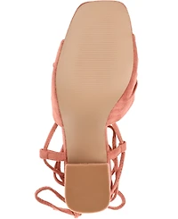Journee Collection Women's Felisity Ruched Sandals