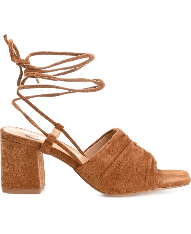 Journee Collection Women's Felisity Ruched Sandals