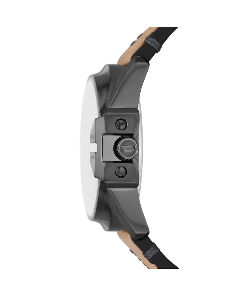 Diesel Men's Master Chief Three-Hand Brown Leather Watch 46mm