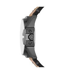 Diesel Men's Master Chief Three-Hand Brown Leather Watch 46mm