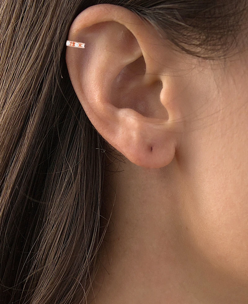 Imitation Pearl & Cubic Zirconia Ear Cuffs