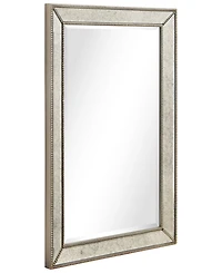 Empire Art Direct Solid Wood Frame Covered with Beveled Antique Mirror Panels