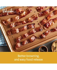 Ayesha Curry Bakeware Nonstick Cookie Pan, Loaf Pan, and Cake Pan Set, 7-Piece