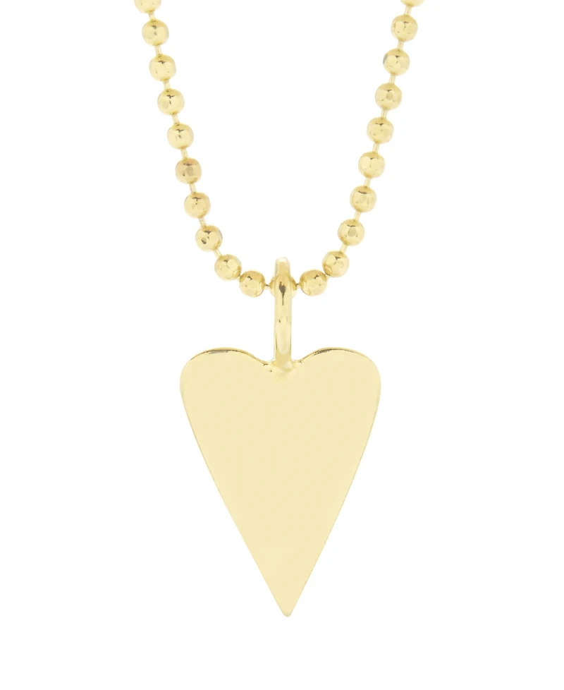 Cameron 14K Gold Plated Heart Charm Pendant Necklace
