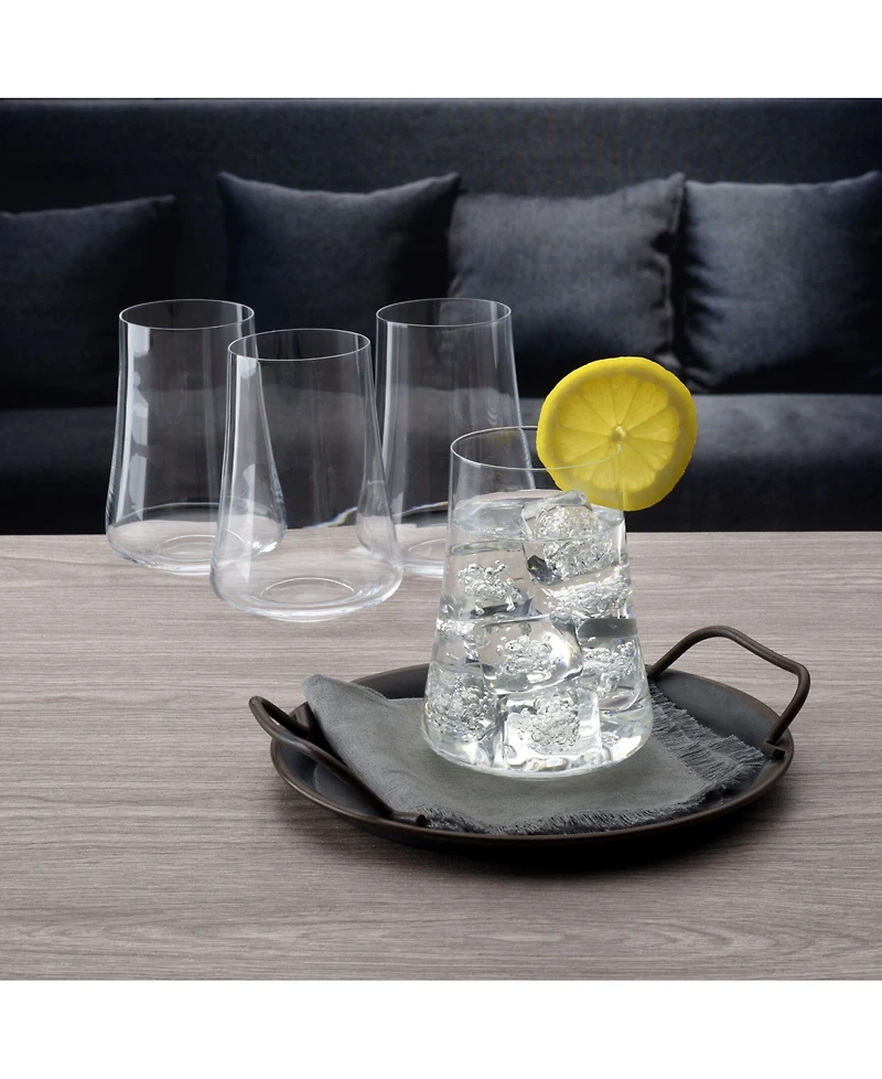 Mikasa Aline Highball Glasses Set of 4, 17 oz