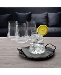 Mikasa Aline Highball Glasses Set of 4, 17 oz