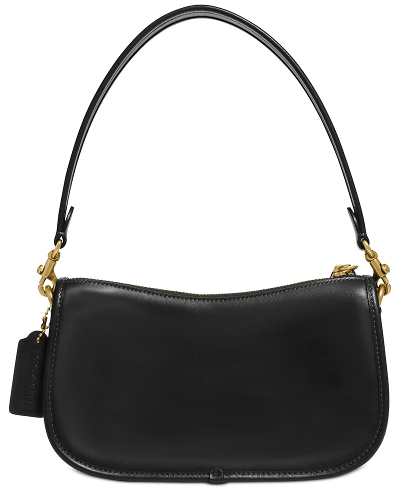 Coach Swinger Leather Zip-Top Shoulder Bag
