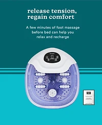HoMedics BubbleSpa + Epsom Salt Heated Foot Bath