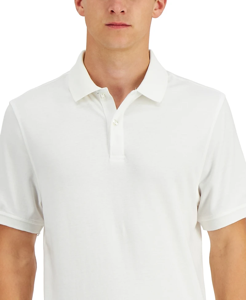 Club Room Men's Soft Touch Interlock Polo
