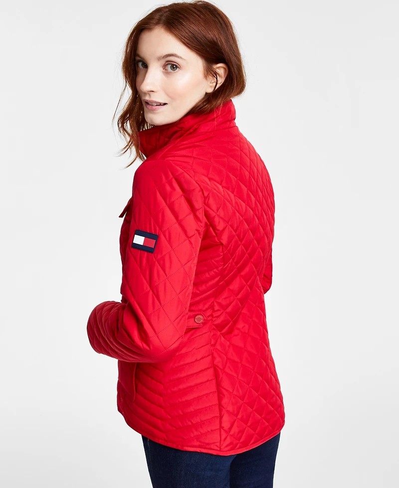 Tommy Hilfiger Women's Quilted Zip-Up Jacket