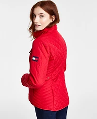 Tommy Hilfiger Women's Quilted Zip-Up Jacket