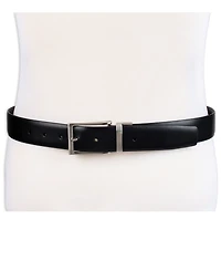 Calvin Klein Men's Two-In-One Feather Edge Reversible Dress Belt