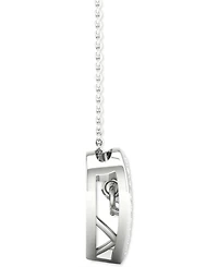 Twinkling Diamond Star Diamond Heart Halo 18" Pendant Necklace (1/4 ct. t.w.) in 10k White Gold