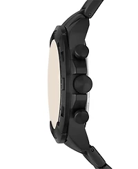 Fossil Men's Bronson Chronograph Black Stainless Steel Bracelet Watch 44mm