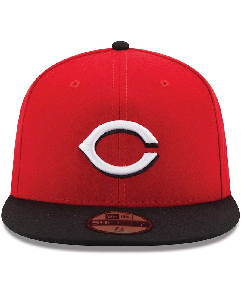 New Era Men's Cincinnati Reds Road Authentic Collection On-Field 59FIFTY Fitted Hat