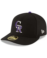 New Era Men's Colorado Rockies Game Authentic Collection On-Field Low Profile 59FIFTY Fitted Hat