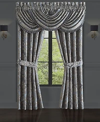 J Queen New York Woodhaven Waterfall Window Valance, 33" x 43"