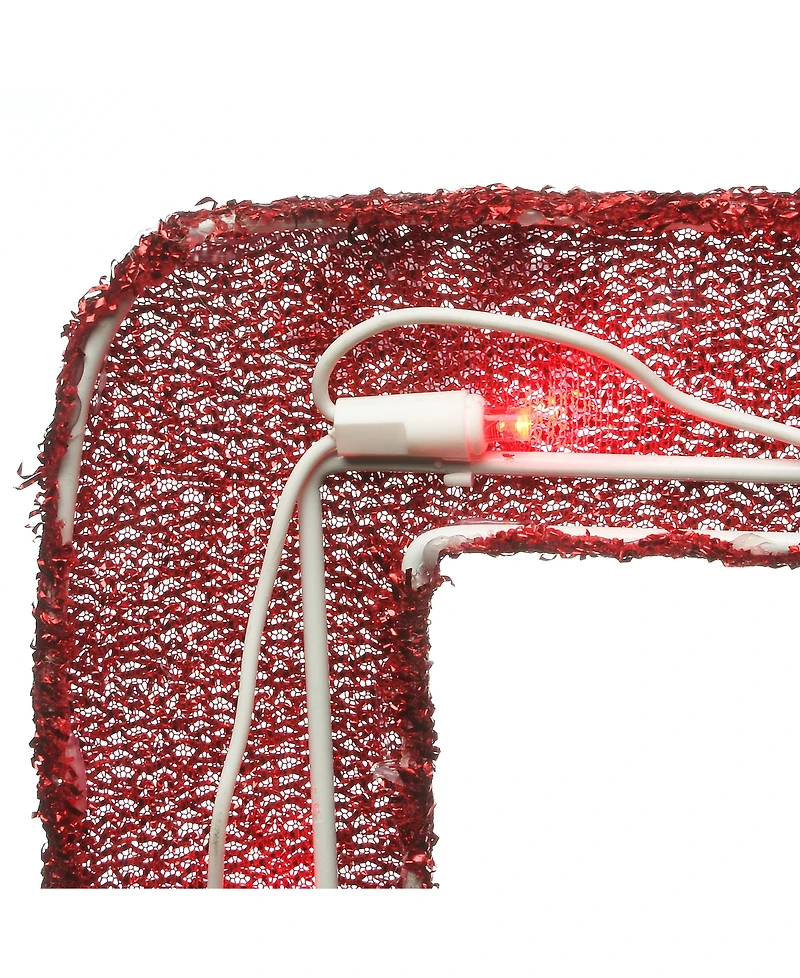 Pre-Lit Santa in Truck with 70 Led Lights, 27"