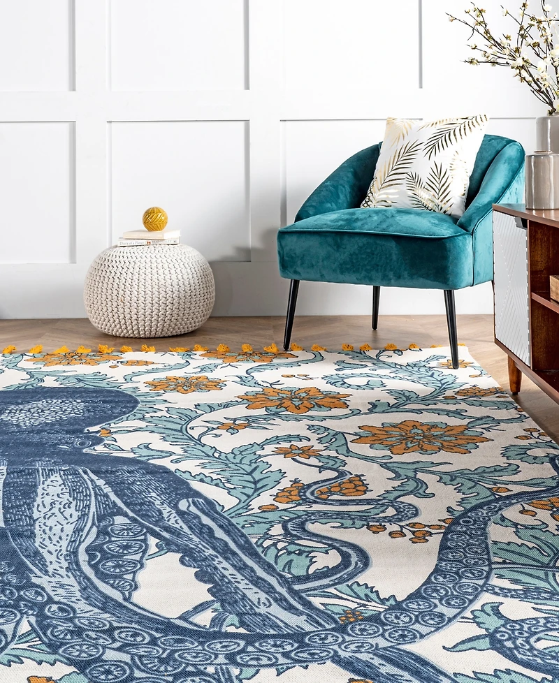 nuLoom Thomas Paul Printed TATP03A 5' x 8' Area Rug