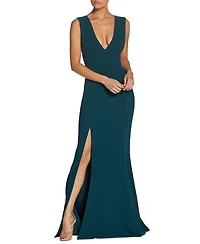 Dress the Population Women's Sandra V-Neck Gown