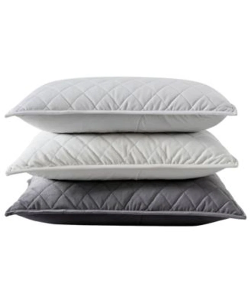 Vera Wang Diamond Velvet Quilt Set