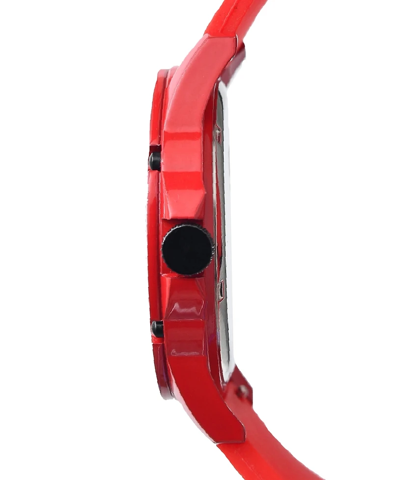 Spgbk Watches Unisex Foxfire Red Silicone Band Watch 44mm