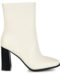 Journee Collection Women's January Two Tone Booties