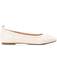 Journee Collection Women's Tannya Ruched Ballet Flats