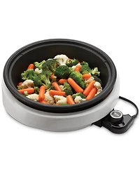 Aroma Asp-137 3-Qt. 3-in-1 Grillet, White
