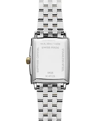 Raymond Weil Women's Swiss Toccata Diamond Accent Two-Tone Stainless Steel Bracelet Watch 22.6x28.1mm