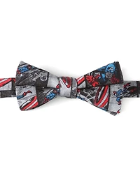Marvel Men's Captain America Comic Bow Tie