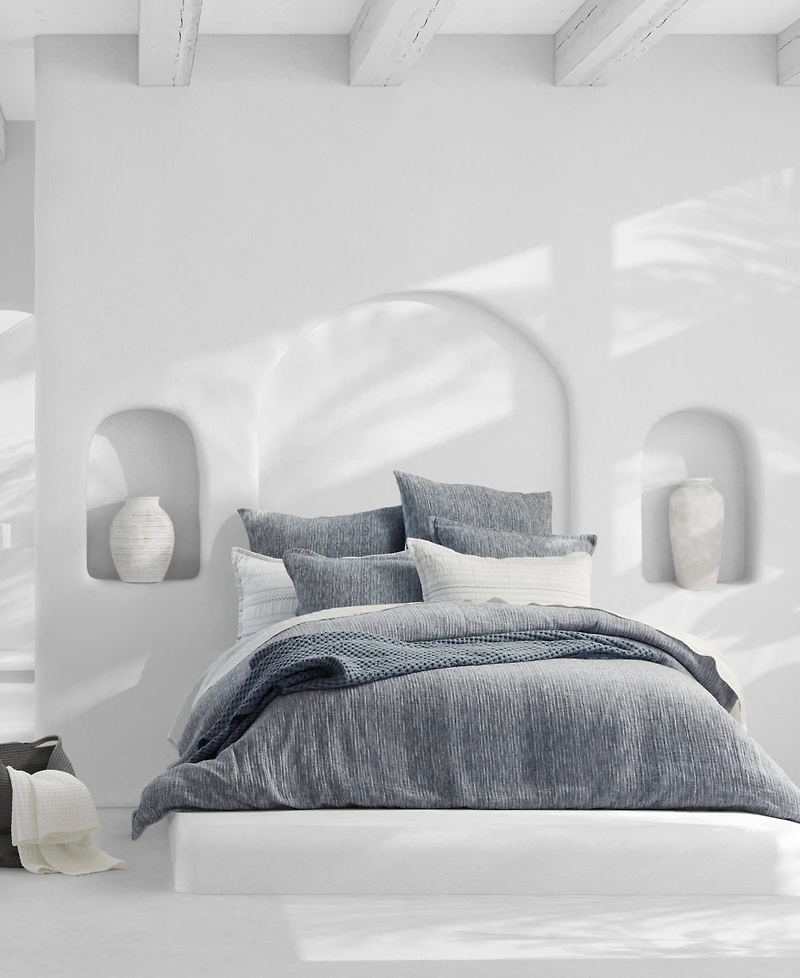 White Sand Blue Bay Duvet Cover, King