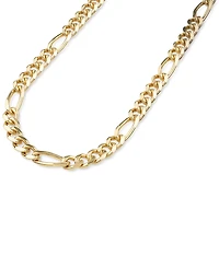 Esquire Men's Jewelry Cuban Figaro Link 22" Chain Necklace, Created for Macy's