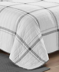 Nautica Fleetville Cotton Reversible 3 Piece Quilt Set