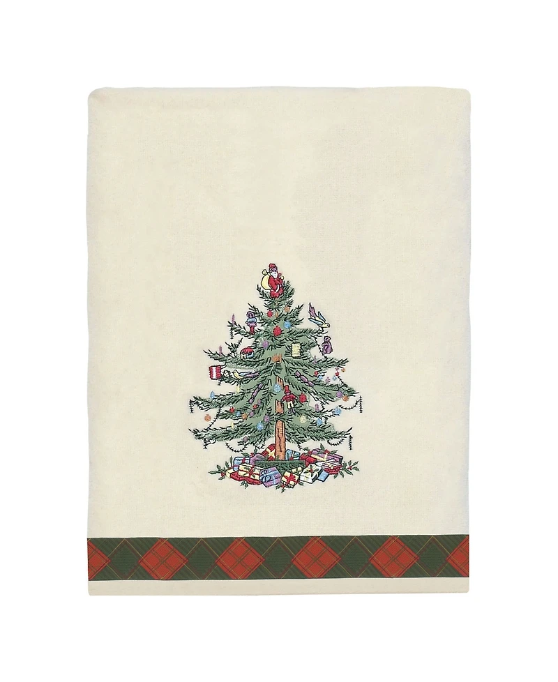 Spode Tartan Embroidered Bath Towel