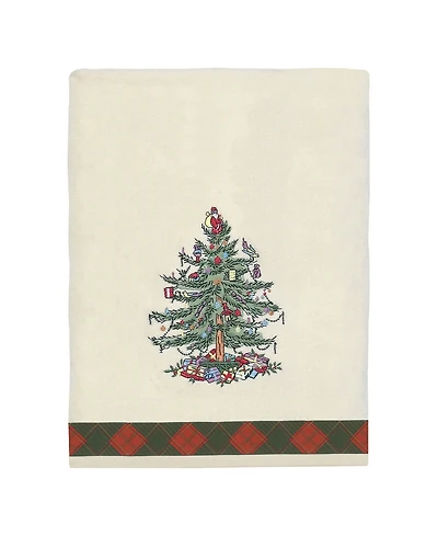Spode Tartan Embroidered Bath Towel