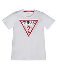 Guess Big Boys Soft Jersey Short Sleeve Classic Logo T-shirt