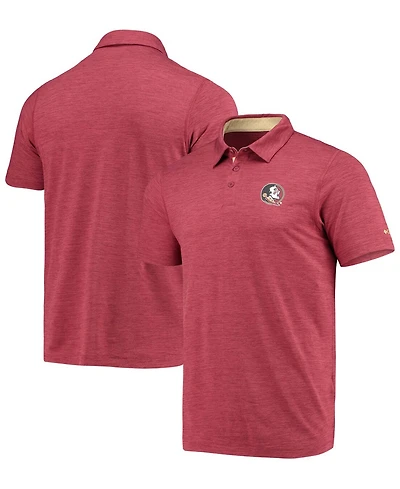 Men's Garnet Florida State Seminoles Tech Trail Space Dye Omni-Shade Polo
