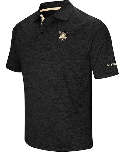 Men's Black Army Black Knights Down Swing Polo