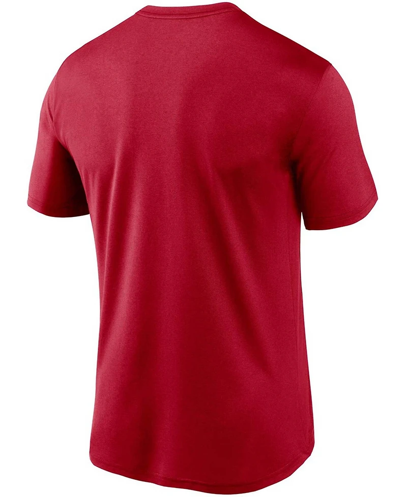 Men's Big and Tall Red Atlanta Falcons Wordmark Legend Performance T-shirt