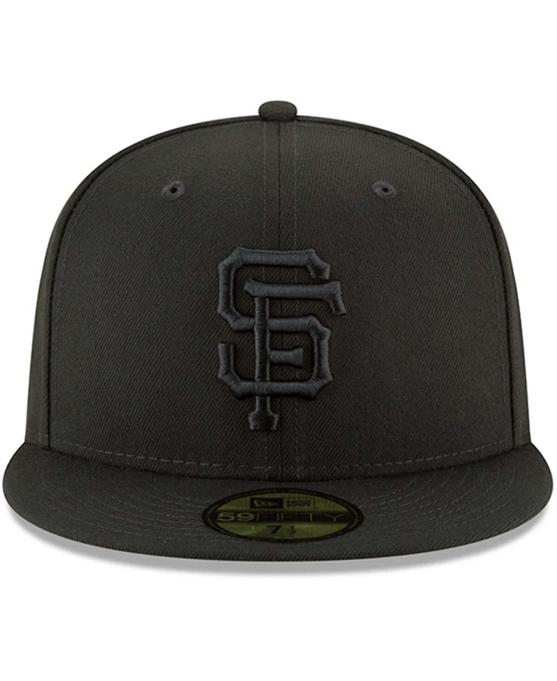 Men's Black San Francisco Giants Primary Logo Basic 59FIFTY Fitted Hat