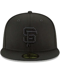 Men's Black San Francisco Giants Primary Logo Basic 59FIFTY Fitted Hat