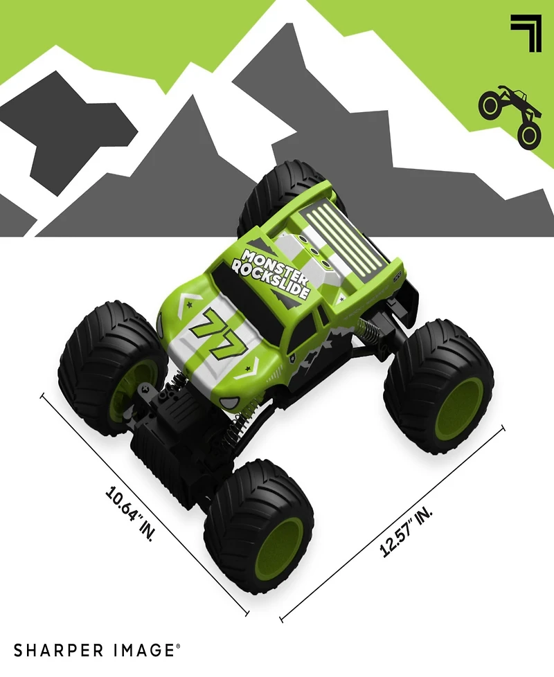 Sharper Image Toy Rc Monster Rockslide, 2.4 GHz Off-Road Monster Truck
