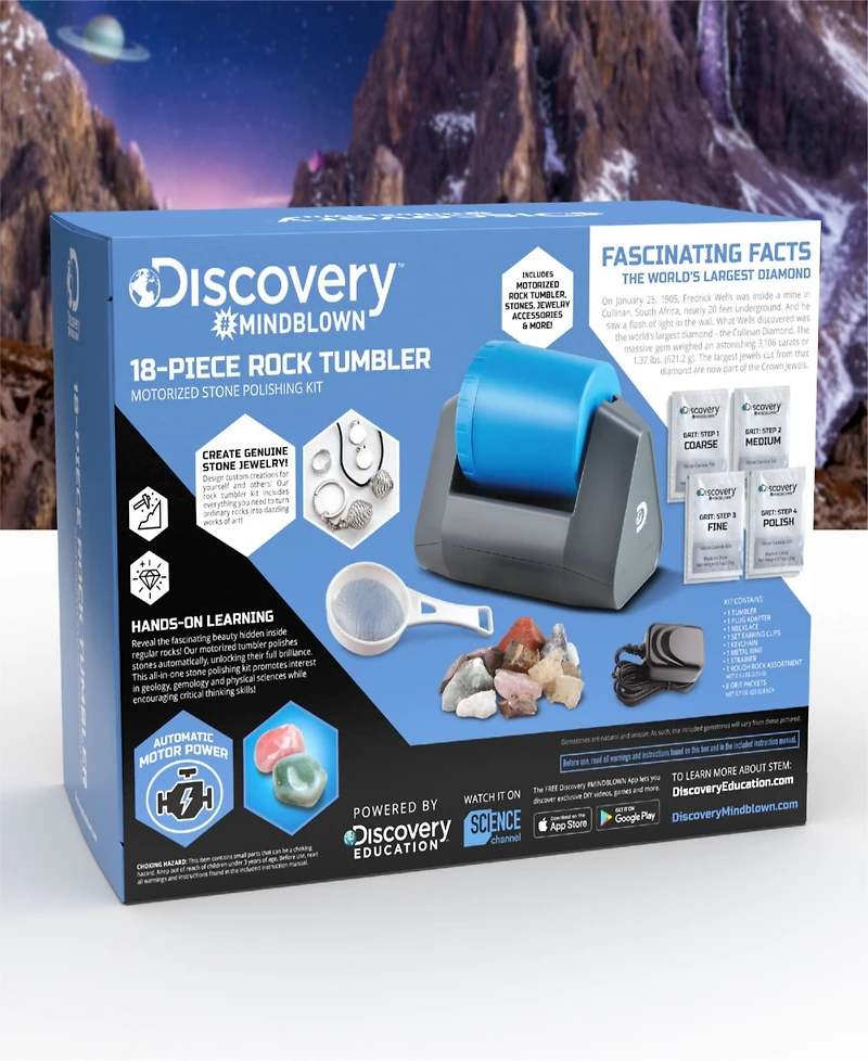 Discovery #Mindblown Rock Tumbler