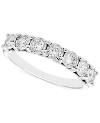 Diamond Seven Stone Band (1/2 ct. t.w.) in 14k White Gold