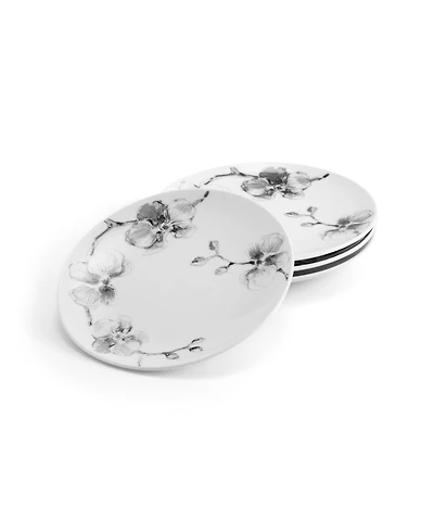 Black Orchid Tidbit Plate Set, 4 Piece