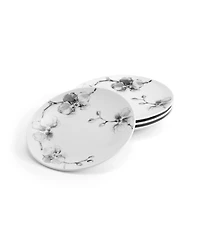 Black Orchid Tidbit Plate Set, 4 Piece